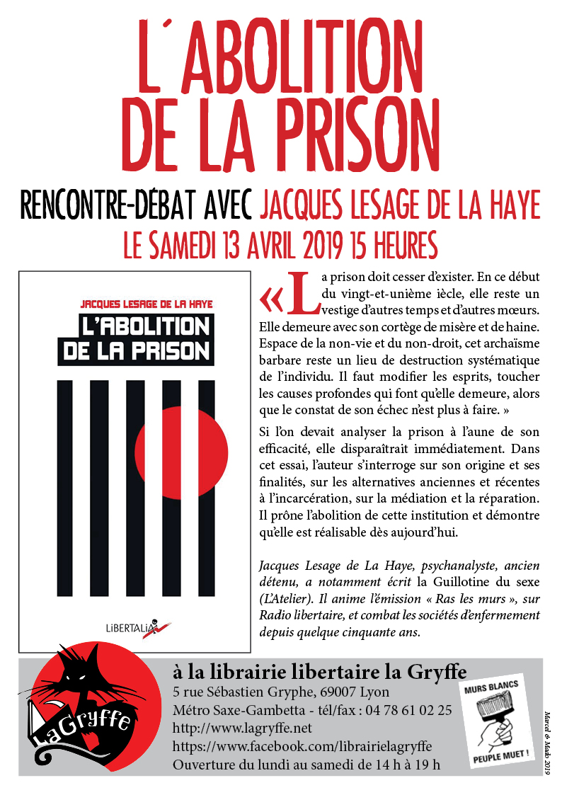 « L’abolition de la prison »