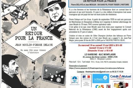 Théâtre Parts Cœur présente : Jean Moulin et la Résistance